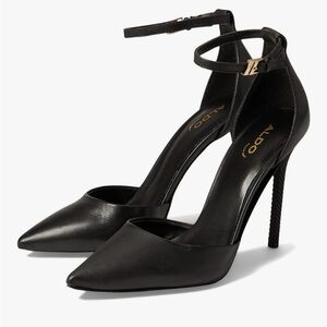 Aldo black bliege heels stiletto